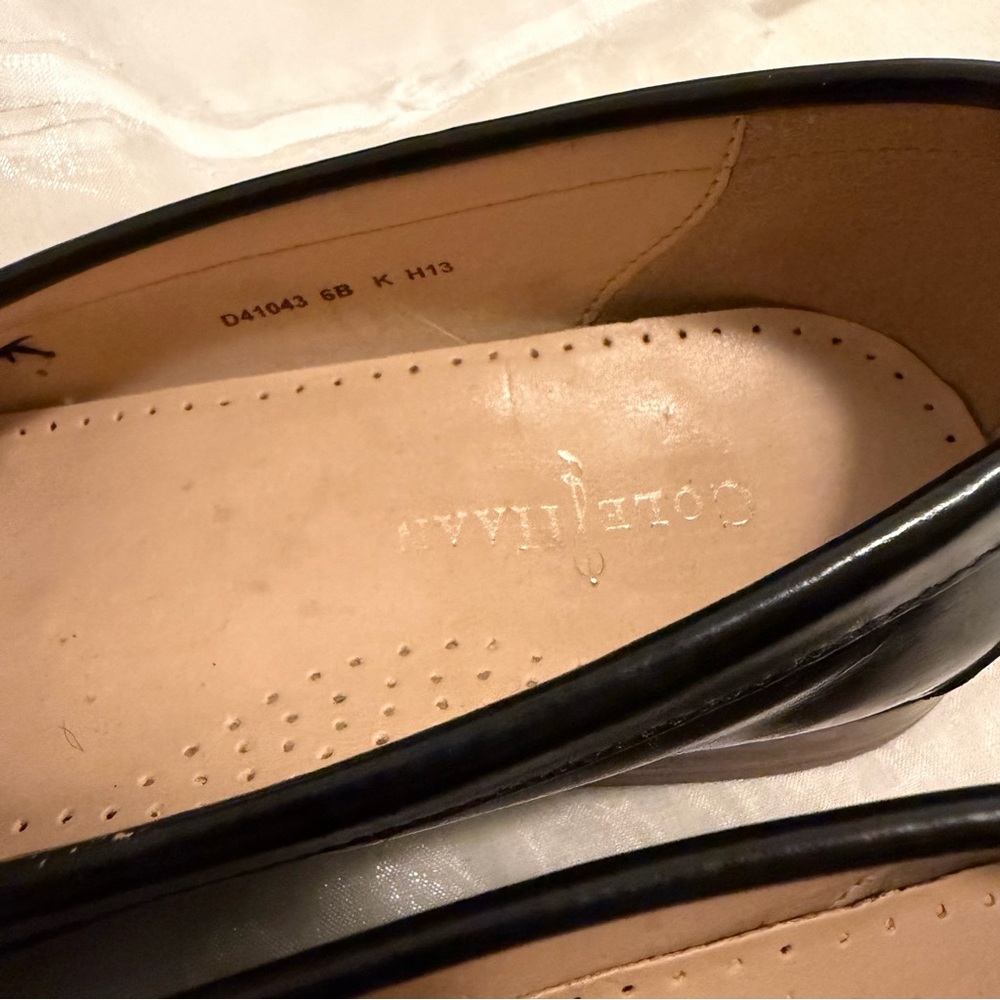 Cole Haan Black Leather Penny Loafers - Picture 4 of 4